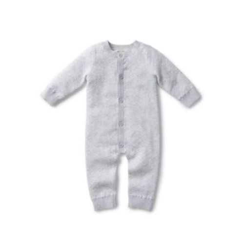 Baby Girls Jacquard Sweater Romper