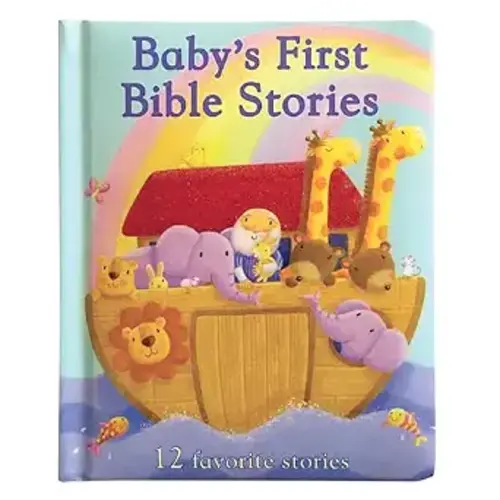 Baby's First Bible Stories Padded Board Book - Gift for Easter, Christmas, Communions, Newborns, Birthdays, Beginner Bible