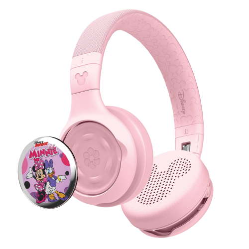 ONANOFF Disney StoryPhones Storytelling Foldable Bluetooth Kids Headphones, Intro Bundle with Mickey Mouse Story Disk (Rose Pink), ON-STORYPH-DIS-PINK