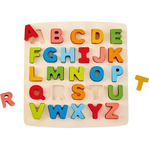 Hape Alphabet Blocks Wooden Learning Puzzle