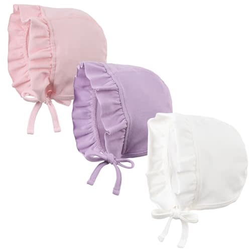 Lovely Baby Girl Hospital Hat Soft Cotton Newborn Beanie Winter Baby Hats for Infant Girls