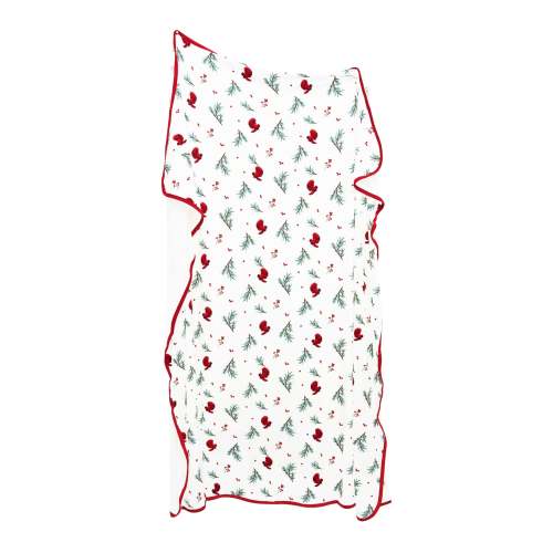 Swaddle Blanket in Winterberry