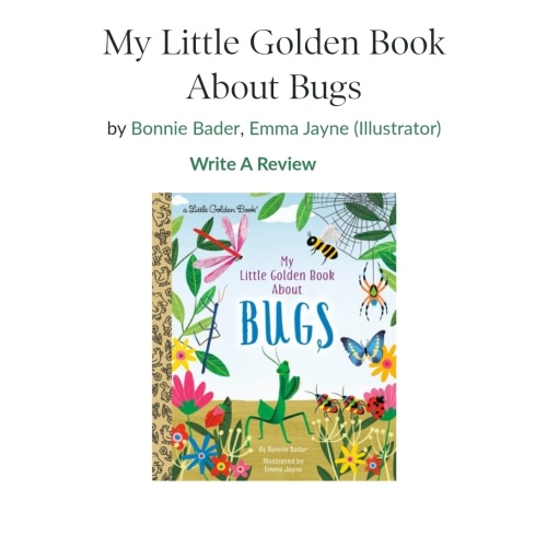 My Little Golden Book About Bugs by Bonnie Bader, Emma Jayne, Hardcover | Barnes & Noble®