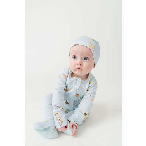 Noah and the Ark PJ Footed Onesie Cotton – Holy Pals