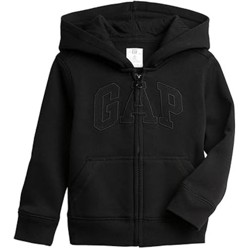 GAP Baby Boys' Playtime Favorites Logo Full Zip Hoodie Hooded Sweatshirt