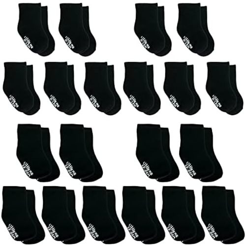 Little Me 20-Pack Newborn Baby Infant & Toddler Unisex Socks, For Baby Girl or Boy, 0-12 & 12-24 Months, Assorted Size Pack
