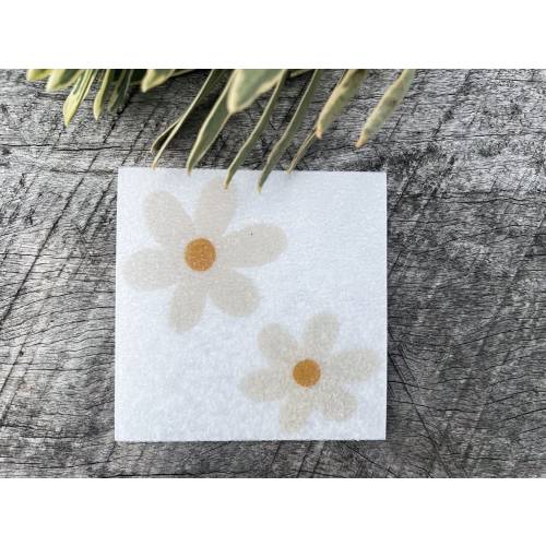 Daisy Flower Bath Stickers: Non-Slip Bathroom Safety Decor (6-Pack)