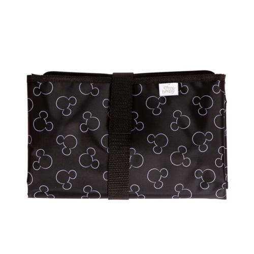 Disney Baby J.L. Childress Full Body Portable Changing Pad for Babies - Diaper Changing Mat for Travel, Fully Padded, Extra Large - Mickey Mouse Black