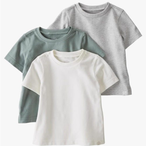 Little Planet by Carter's Unisex-Baby 3-Pack Tops Made with Organic Cotton