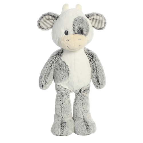 ebba - Large Gray Cuddlers - 14" Coby Cow - Adorable Baby Stuffed Animal