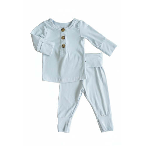 2pc Bamboo Button Top & Bottom