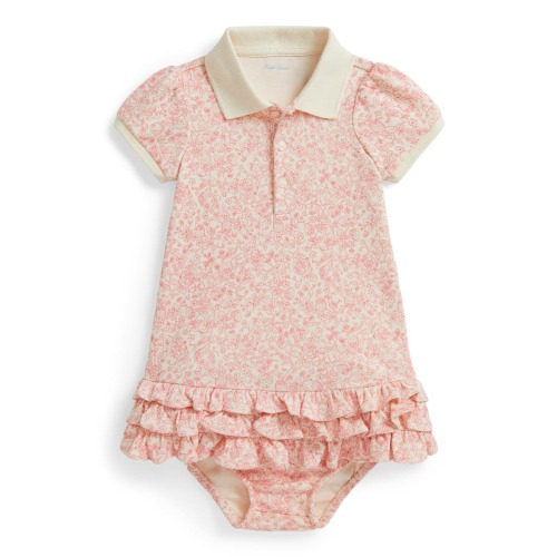 Strawberry Print Dress & Bloomers Set