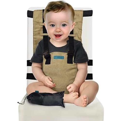 Baby Portable High Chair for Travel | Essential Travel Highchair | Baby Chair Harness