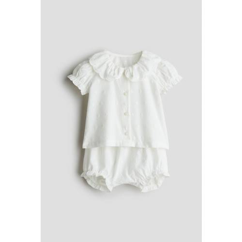 2-piece cotton set - White - Kids | H&M US