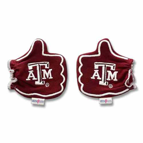 Texas A&M Gig 'Em Maroon Newborn Baby Mittens