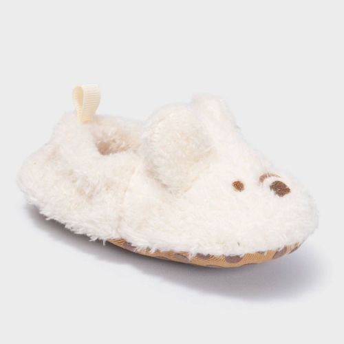 Baby Boys' Winnie the Pooh Slippers - Beige 0-3M