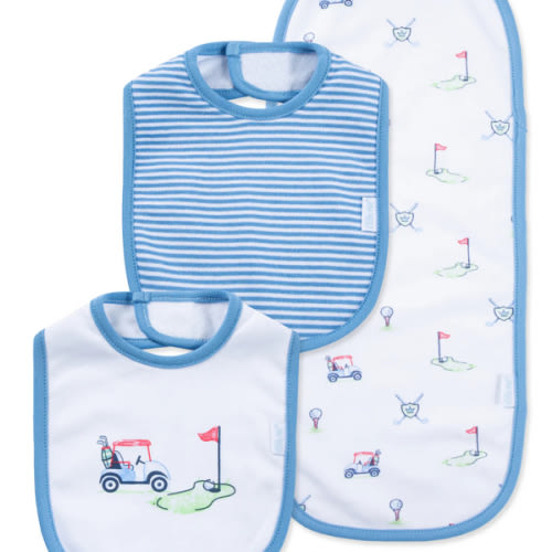 Golf Club Bib & Burp Set