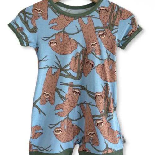 Don't Hurry, Be Happy Shorty Romper