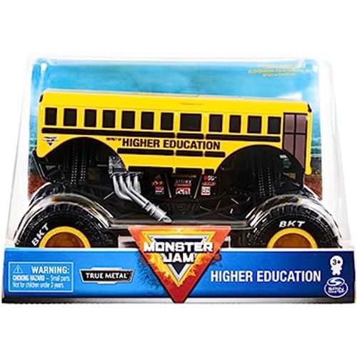 Monster Jam, Official Higher Education Monster Truck, Die-Cast Vehicle, 1:24 Scale