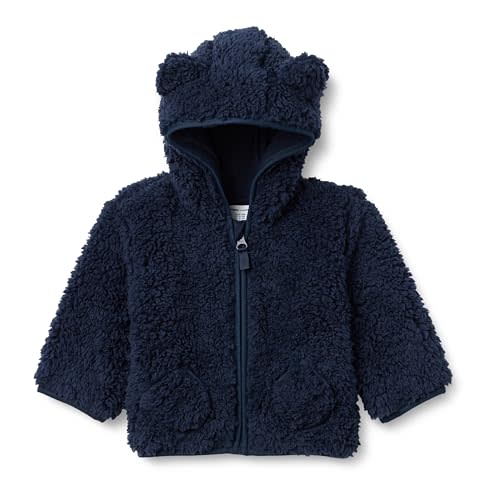Amazon Essentials baby-boys Hooded Sherpa Jacket