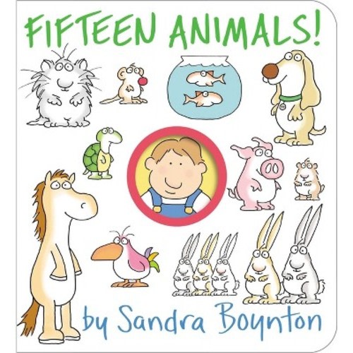 Fifteen Animals! - (Boynton on Board) by  Sandra Boynton (Board Book)