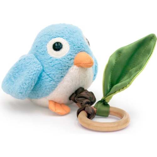 Crawling Birdie Teething Toy, Blue Birdy - Apple Park | Maisonette