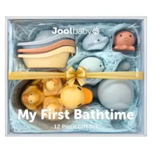 Jool Baby 12-Piece Bathtime Gift Set | Bath Toys & Storage Bag Included - TikTok Shop