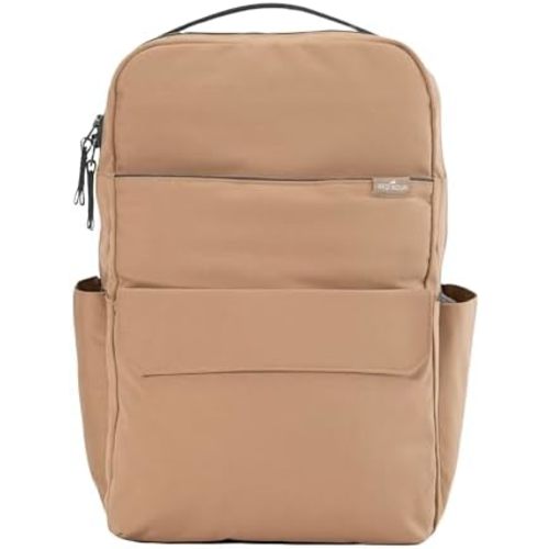 RED ROVR Roo Lightweight 1 LB Diaper Bag Backpack | 11 organizational pockets| Durable & Water-Resistant (Toffee)