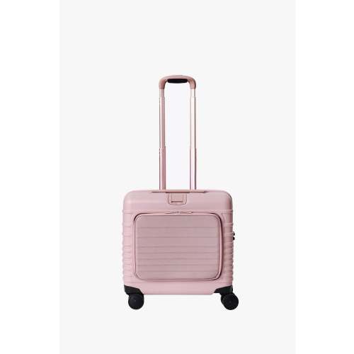 BÉIS 'The Mini Roller' in Atlas Pink - Kids Suitcases & Rolling Carry-On Luggage in Pink