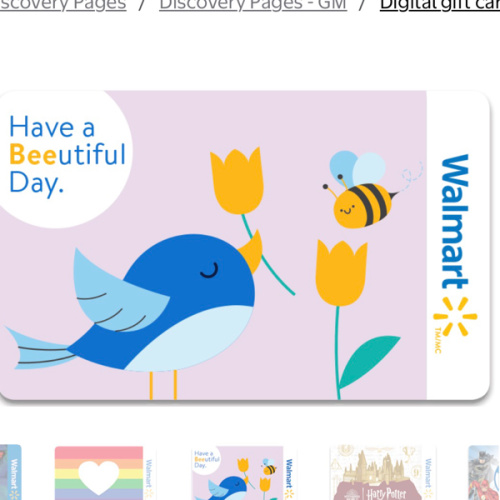 Digital gift cards | Walmart Canada