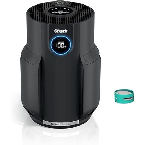 Shark HP152 Air Purifiers for Home Large Room with NeverChange Air Filter, Covers 650 Sq. ft, Odor Neutralizer and Clean Sense Technology (Renewed)