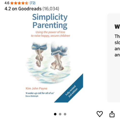 Simplicity Parenting: Using the Power of Less to Raise Happy, Secure Children (Hawthorn Press Early Years)