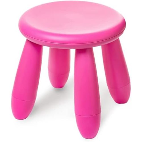 Children'S Footstools, Kindergarten Learning Stools, Plastic Light Footstools Are Durable and Movable (Red Wine)