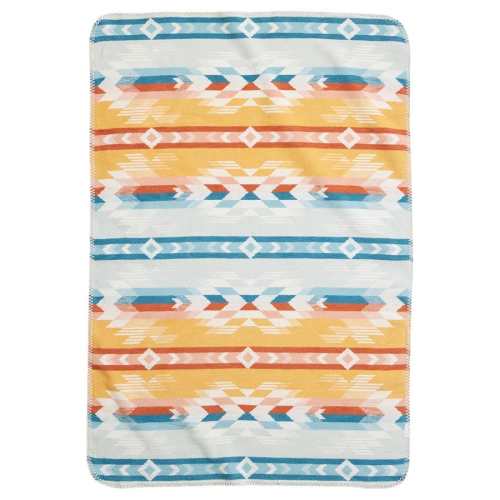 Pendleton Wyeth Falls Organic Cotton Baby Blanket - Ivory Multi - One Size Fits Most