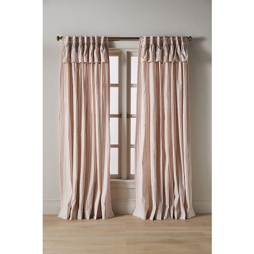 Cotton Printed Stripe Valence Curtain