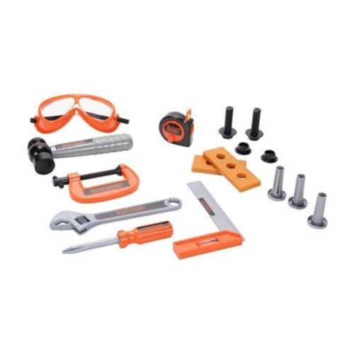 BLACK + DECKER 16pc Tool Set for Kids with Realistic Features includes Goggles