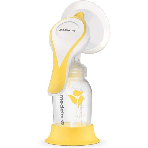 Medela Manual breast pump with Flex Shields Harmony Single Hand for More Comfort and Expressing More Milk