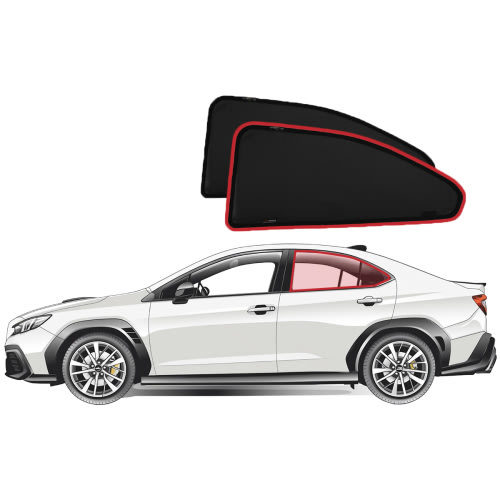 Subaru WRX Sedan Rear Door Car Window Sun Shades (VB; 2022-Present)