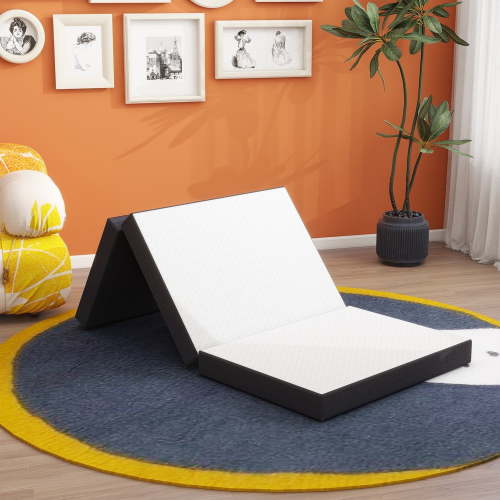 4''Tri-fold mattress Memory Foam Mattress, Full Size Mattress