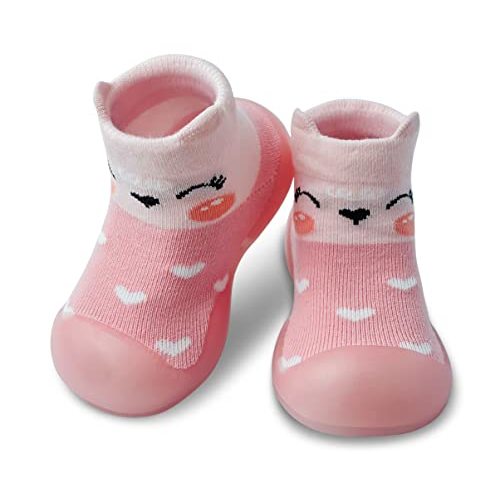 Baby Sock Shoes Boys Girls First Walking Shoes Non-Slip Slippers Soft Sole Sneakers Toddler Infant Babygirl