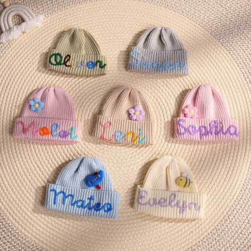 Custom Baby Beanie, Toddler Winter Hat, Kids Child Infant Newborn Gift, Name Hat Beanie, Personalized  Baby Name Beanie Baby Shower Gift