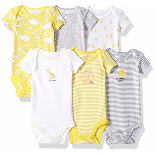 Simple Joys by Carter's Unisex Babies' Short-Sleeve Bodysuit
