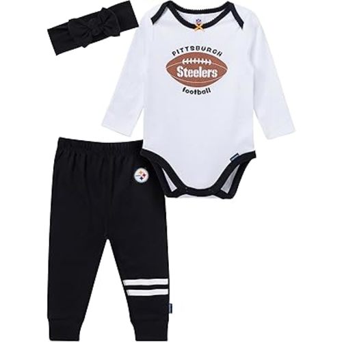 Gerber NFL baby-girls 3-piece set 0-3 months