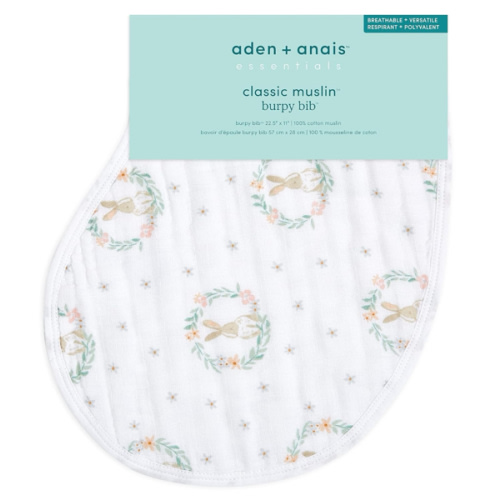 aden + anais Burpy Bib | Blushing Bunnies