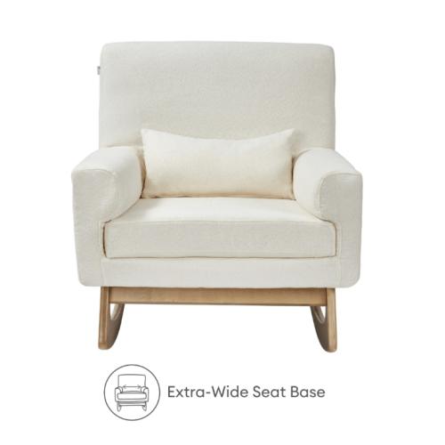Serena Rocking & Nursing Chair
Colour: Chalk Bouclé
Breastfeeding Chair – Gaia Baby