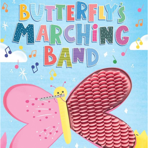 Butterfly's Marching Band - Silicone Touch and Feel Board Book - Sensory Board Book