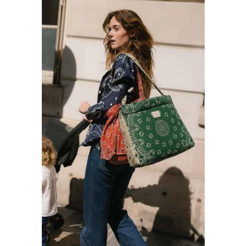 Icon Bag - Minicoton - Weekend Green / Beige