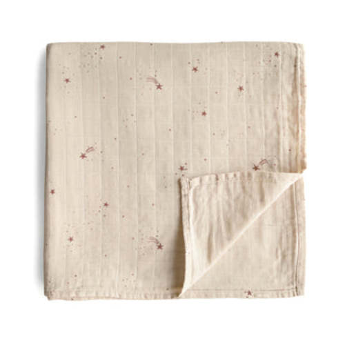 Organic Cotton Mushie Baby Muslin Swaddle Blanket