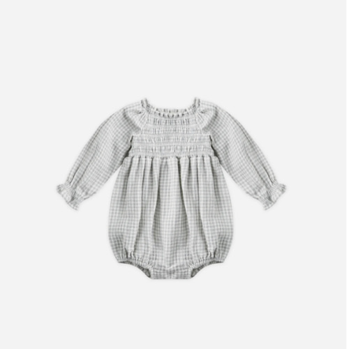 Eden Romper || Blue Gingham – Quincy Mae