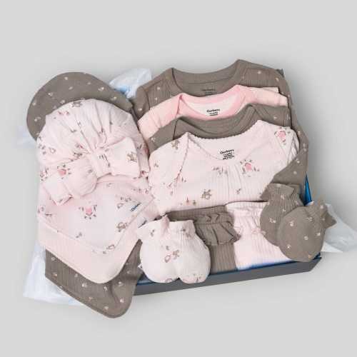 13-Piece Baby Girls Garden Baby Essentials Gift Set – Gerber Childrenswear